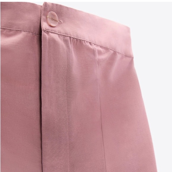 NWT Strapless linen blend jumpsuit S - Picture 4 of 7